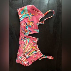 Cute Multicolored Midori Swim Suit top! 🌸🌺🌀